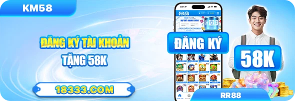 RR88 7 icon đăng ký tài khoản tặng 58k